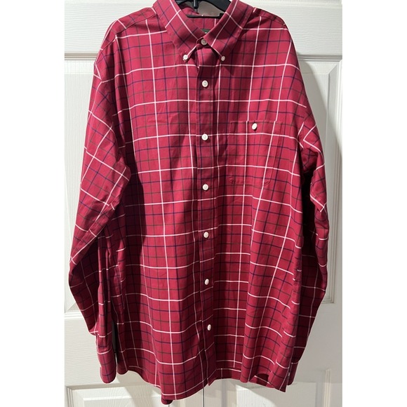 Orvis Other - Orvis Mens Plaid Button Down Shirt Long Sleeve Large Tall Classic Fit